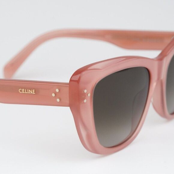 NEW Celine CL40199I 74K Milky Peach Gradient Brown Butterfly Women Sunglasses - Picture 5 of 9